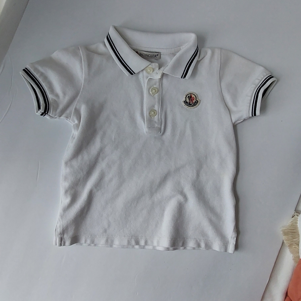 Moncler Baby Boys 12-18 Month White Polo